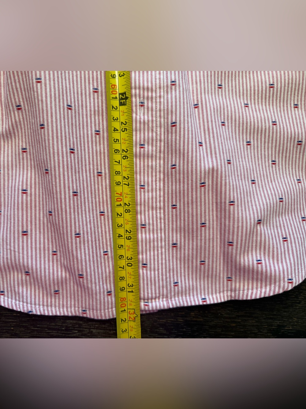 Brooks Brothers Men's L Pink White Stripe Embroidered Button-Down Shirt - Picture 6 of 9